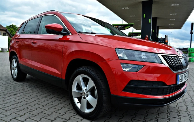 Skoda Karoq cena 82900 przebieg: 109000, rok produkcji 2019 z Dukla małe 407